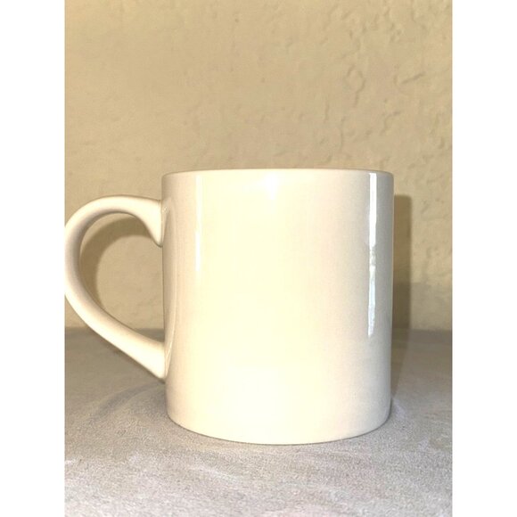 Opalhouse White & Blue K Monogram Stoneware Mug Dishwasher & Microwave Safe - Picture 2 of 5